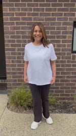 MASON BREASTFEEDING TEE WHITE