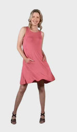 PEYTON BREASTFEEDING DRESS PINK - FINAL SALE