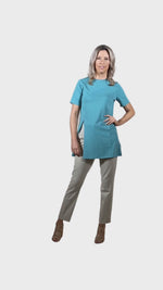 SLOAN BREASTFEEDING TEE TEAL - FINAL SALE