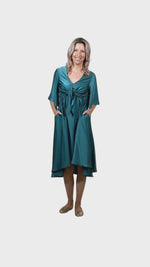 DELILAH BREASTFEEDING COCKTAIL DRESS JADE GREEN