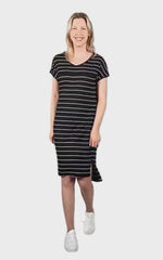 ZOE BREASTFEEDING DRESS BLACK - FINAL SALE