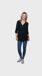 DYLAN BREASTFEEDING TOP BLACK