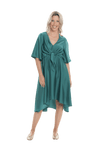 DELILAH BREASTFEEDING COCKTAIL DRESS JADE GREEN