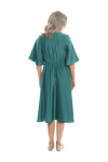 DELILAH BREASTFEEDING COCKTAIL DRESS JADE GREEN