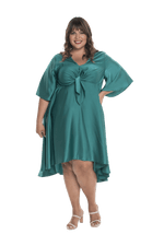 DELILAH BREASTFEEDING COCKTAIL DRESS JADE GREEN