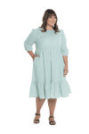 DOROTHY BREASTFEEDING DRESS GREEN GINGHAM