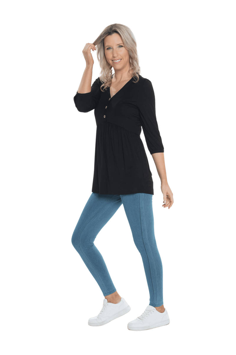 DYLAN BREASTFEEDING TOP BLACK