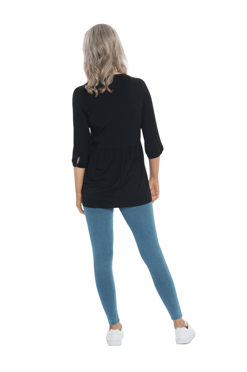 DYLAN BREASTFEEDING TOP BLACK