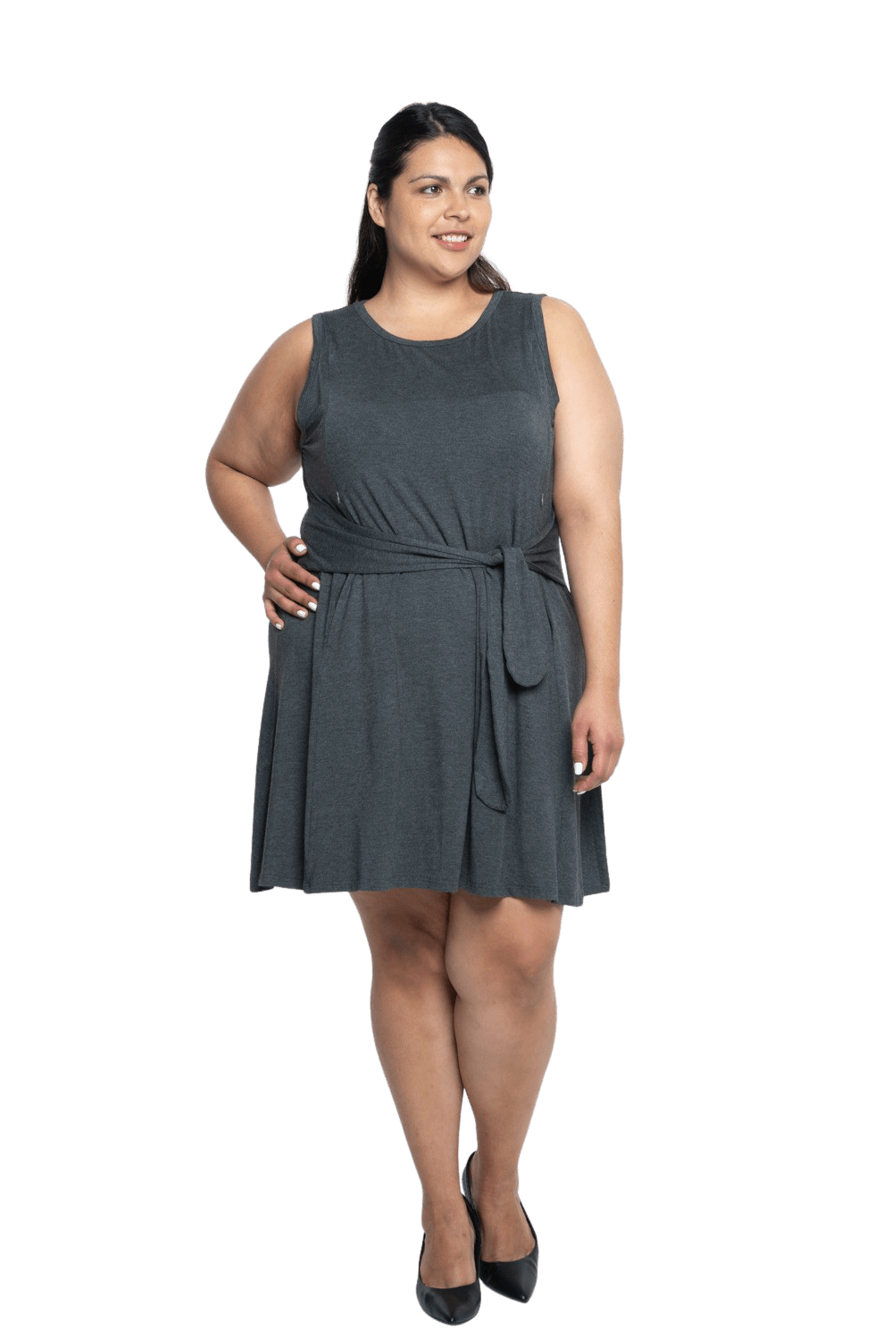 PEYTON BREASTFEEDING DRESS GREY FINAL SALE Mama Clothing